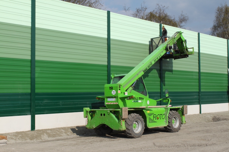 Ganz viel Lärmschutz und sehr wenig Zeit an der A 59...